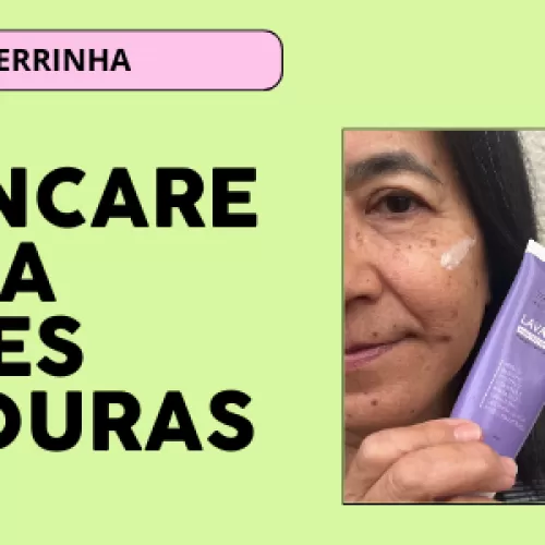 Rotina de skincare para pele madura